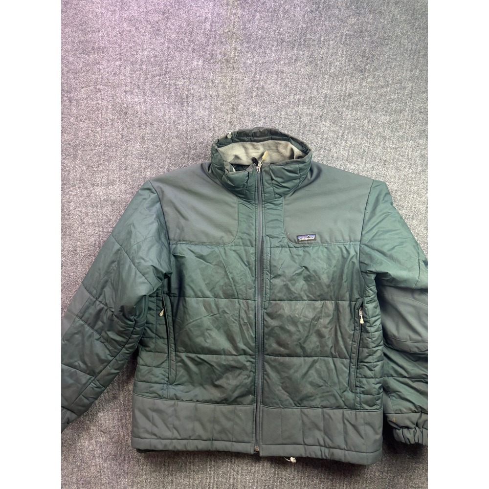 Patagonia Rubicon Rider Jacket Mens XL Green Insulated Ripstop Full Zip Snow